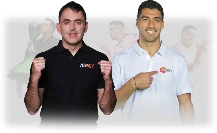 Đại sứ thương hiệu 789BET Ronnie O’Sullivan và Luis Suárez